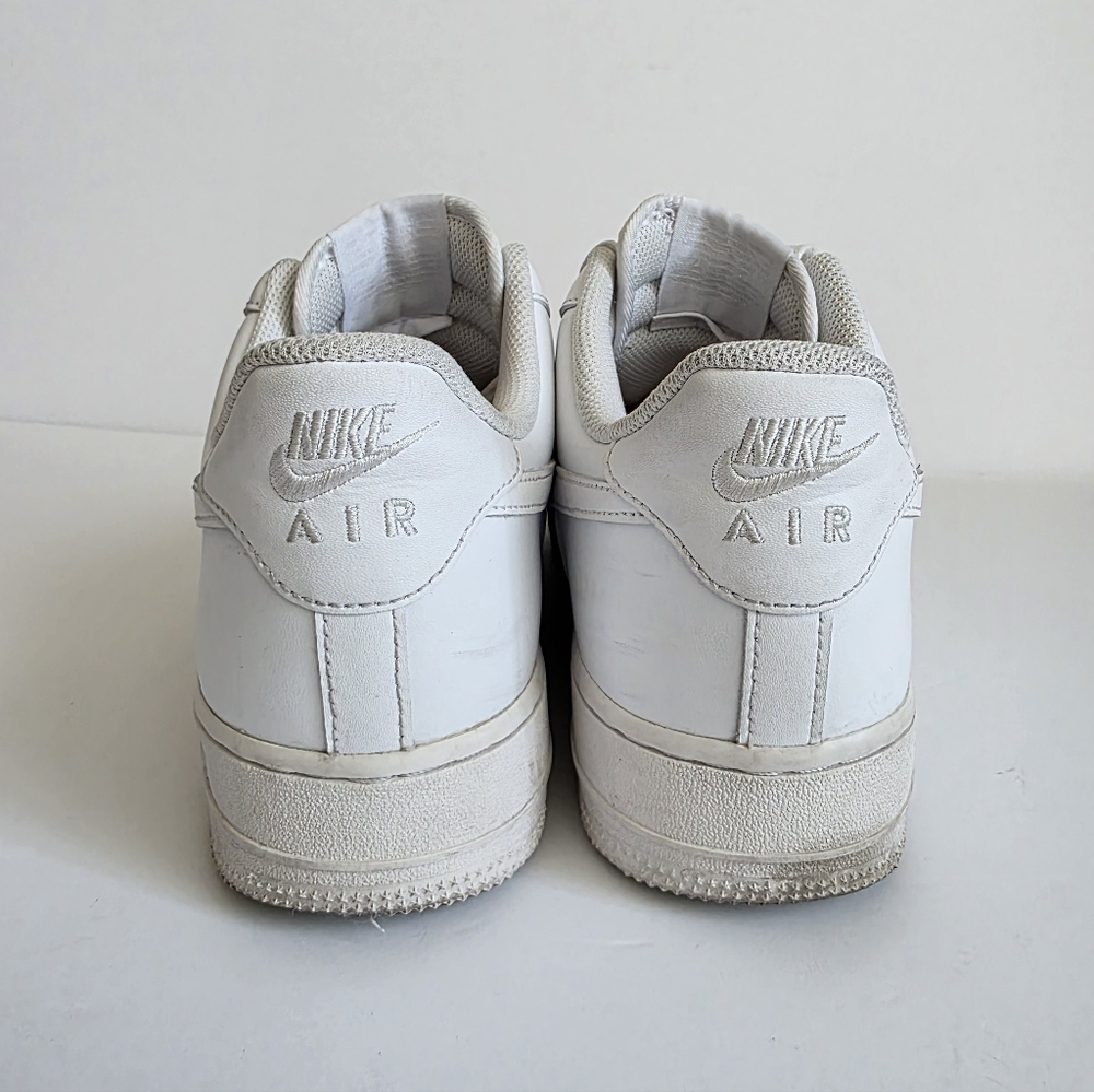2 pairs Mens Nike white Air Force1 size 10 - Picture 6 of 8
